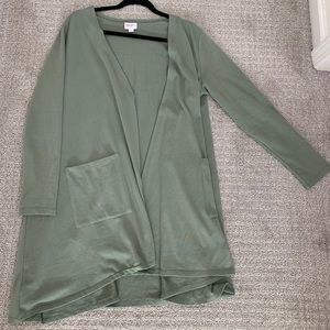 LuLaRoe Caroline Sweater; Green